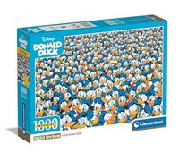 Clementoni Puzzle Impossible Disney Donald Duck - 1000 Pezzi - Puzzle Adulti, Poster Incluso, Puzzle Disney, Puzzle Difficile, Divertimento Per Adulti, Made In Italy, 39799