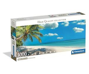 Clementoni - Puzzle 1000 Pezzi per Adulti e Ragazzi, Collection, Tema Altalena sull'Oceano, con Poster Incluso, Compact Box, Idea Regalo Uomo e Donna, Made in Italy, 98x33 cm, 39941