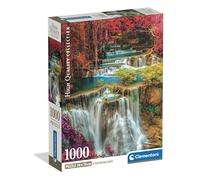 Clementoni - Puzzle 1000 Pezzi per Adulti e Ragazzi, Collection, Tema Cascate Colorate in Thailandia, con Poster Incluso, Compact Box, Idea Regalo Made in Italy, 50x70 cm, 39984