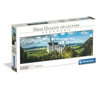 Clementoni - Puzzle 1000 Pezzi per Adulti e Ragazzi, Collection, Tema Castello di Neuschwainstein, Idea Regalo Uomo e Donna, Made in Italy, 98x33 cm, 39883