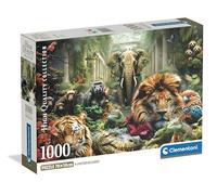 Clementoni - Puzzle 1000 Pezzi per Adulti e Ragazzi, Collection, Tema Giungla Mistica, con Poster Incluso, Compact Box, Idea Regalo Uomo e Donna, Made in Italy, 70x50 cm, 39987