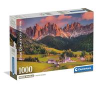 Clementoni - Puzzle 1000 Pezzi per Adulti e Ragazzi, Collection, Tema Magical Dolomites, Poster Incluso, Compact Box, Idea Regalo Made in Italy, 70x50 cm, 39953