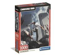 Clementoni - Puzzle 1000 Pezzi per Adulti e Ragazzi, Collection, Tema The Chainsaw Man, Poster Incluso, Idea Regalo, Made in Italy, 50x70 cm, 37508