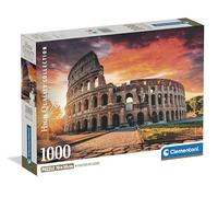 Clementoni - Puzzle 1000 Pezzi per Adulti e Ragazzi, Collection, Tema Tramonto Romano, con Poster Incluso, Compact Box, Idea Regalo Uomo e Donna, Made in Italy, 70x50 cm, 39985