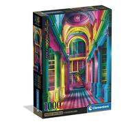 Clementoni - Puzzle 1000 Pezzi per Adulti e Ragazzi, Colorboom Collection, Tema Athenaeum, con Poster Incluso, Compact Box, Idea Regalo Uomo e Donna, Made in Italy, 50x80 cm, 37062