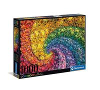 Clementoni - Puzzle 1000 Pezzi per Adulti e Ragazzi, Colorboom Collection, Tema Whirl Floreale, Idea Regalo Uomo e Donna, Made in Italy, 69x50 cm, 39594