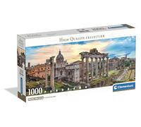 Clementoni - Puzzle 1000 Pezzi per Adulti e Ragazzi, Formato Panorama, Illustrazione Twilight over the Eternal Empire, Idea Regalo, Compact Box, Made in Italy, 98x33 cm, Poster Incluso, 37115