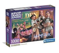 Clementoni Puzzle 1000 Pezzi per Adulti e Ragazzi, Illustrazione con Tema K-pop Demon Hunters, Idea Regalo, Made in Italy, 70x50 cm, Poster Incluso, 37126