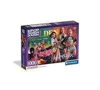 Clementoni Puzzle 1000 Pezzi per Adulti e Ragazzi, Illustrazione con Tema K-pop Demon Hunters, Idea Regalo, Made in Italy, 70x50 cm, Poster Incluso, 37126
