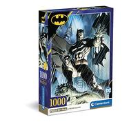 Clementoni - Puzzle 1000 Pezzi per Adulti e Ragazzi, Illustrazione DC Batman, Idea Regalo, Made in Italy, 70x50 cm, Poster Incluso, 39714