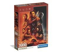 Clementoni - Puzzle 1000 Pezzi per Adulti e Ragazzi, Illustrazione Film Dune Parte 2, Idea Regalo, Compact Box, Made in Italy, 50x70 cm, Poster Incluso, 37123