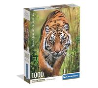 Clementoni - Puzzle 1000 Pezzi per Adulti e Ragazzi, Illustrazione The Hunter's Path, Idea Regalo, Compact Box, Made in Italy, 70x50 cm, Poster Incluso, 37108