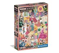 Clementoni - Puzzle 1000 Pezzi per Adulti e Ragazzi, Special Series, Tema Massimalismo Fashion & Design, Compact Box con Poster Incluso, Idea Regalo Uomo e Donna, Made in Italy, 70x50 cm, 37071