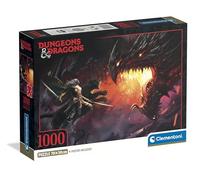 Clementoni - Puzzle 1000 Pezzi per Adulti e Ragazzi, Special Series, Tema RPG Dungeons & Dragons, con Poster Incluso, Compact Box, Idea Regalo Uomo e Donna, Made in Italy, 70x50 cm, 39960
