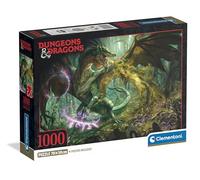 Clementoni - Puzzle 1000 Pezzi per Adulti e Ragazzi, Special Series, Tema RPG Dungeons & Dragons, con Poster Incluso, Compact Box, Idea Regalo Uomo e Donna, Made in Italy, 70x50 cm, 39961