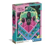 Clementoni - Puzzle 1000 Pezzi per Adulti e Ragazzi, Special Series, Tema Serie TV Netflix Squid Game, con Poster Incluso, Compact Box, Idea Regalo Uomo e Donna, Made in Italy, 70x50 cm, 39901