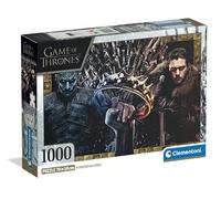 Clementoni - Puzzle 1000 Pezzi per Adulti e Ragazzi, Special Series, Tema Serie TV Trono di Spade, con Poster Incluso, Compact Box, Idea Regalo Uomo e Donna, Made in Italy, 70x50 cm, 39962