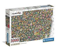 Clementoni - Puzzle 1000 Pezzi per Adulti e Ragazzi, Tema Mordillo Impossible, Compact Box con Poster Incluso, Idea Regalo Uomo e Donna, Made in Italy, 70x50 cm, 39992