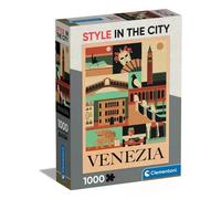 Clementoni Puzzle 1000 pz Venezia 18a+ (50x70cm) STYLE IN THE CITY 39846