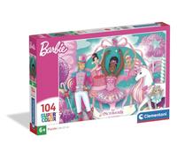 Clementoni - Puzzle 104 Pezzi Supercolor, per Bambini 6+ Anni, Illustrazione Barbie in the Nutcracker, Idea Regalo, Made in Italy, 38x27 cm, 27578
