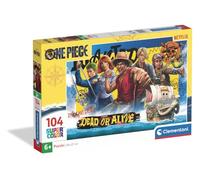 Clementoni - Puzzle 104 Pezzi Supercolor, per Bambini 6+ Anni, Illustrazione One Piece Dead or Alive, Idea Regalo, Made in Italy, 38x27 cm, 28105