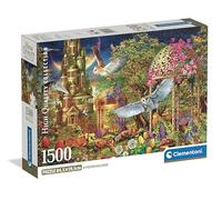 Clementoni - Puzzle 1500 Pezzi per Adulti e Ragazzi, Collection, Tema Goodland Fantasy Garden, Giardino Incantato, Compact Box con Poster Incluso, Made in Italy, 59,5x84,5 cm, 31741