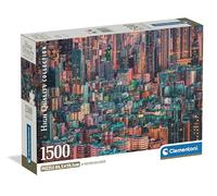 Clementoni - Puzzle 1500 Pezzi per Adulti e Ragazzi, Collection, Tema Hong Kong, con Poster Incluso, Compact Box, Idea Regalo Uomo e Donna, Made in Italy, 84,5x59,5 cm, 31732