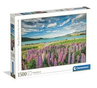 Clementoni - Puzzle 1500 Pezzi per Adulti e Ragazzi, Collection, Tema Lago Tekapo, Idea Regalo Uomo e Donna, Made in Italy, 59,2x84,3 cm, 31728
