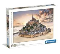 Clementoni - Puzzle 1500 Pezzi per Adulti e Ragazzi, Collection, Tema Monte Saint Michel, Idea Regalo Uomo e Donna, Made in Italy, 59,2x84,3 cm, 31727