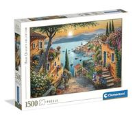 Clementoni - Puzzle 1500 Pezzi per Adulti e Ragazzi, Collection, Tema Scalinata Verso il Porto, Idea Regalo Uomo e Donna, Made in Italy, 59,2x84,3 cm, 31726