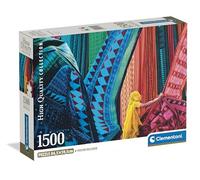 Clementoni - Puzzle 1500 Pezzi per Adulti e Ragazzi, Collection, Tema Tessuti Svolazzanti, con Poster Incluso, Compact Box, Idea Regalo Uomo e Donna, Made in Italy, 84,5x59,5 cm, 31740