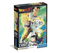 Clementoni - Puzzle 1500 Pezzi per Adulti e Ragazzi, Illustrazione Dragon Ball con Poster Incluso, dalla Serie Anime, Compact Box, Idea Regalo Uomo e Donna, Made in Italy, 59,5x84,5 cm, 31747