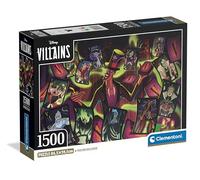 Clementoni - Puzzle 1500 Pezzi per Adulti e Ragazzi, Special Series, Tema Disney Villains, Compact Box con Poster Incluso, Idea Regalo Uomo e Donna, Made in Italy, 59,5x84,5 cm, 31744