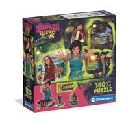 Clementoni - Puzzle 180 Pezzi Stranger Things Tales from 85, per Bambini 7+ Anni, con 1 Sticker Esclusivo, Square Box, Made in Italy, 48,5x33,5 cm, 29808