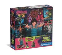 Clementoni - Puzzle 180 Pezzi Stranger Things Tales from 85, per Bambini 7+ Anni, con 1 Sticker Esclusivo, Square Box, Made in Italy, 48,5x33,5 cm, 29809