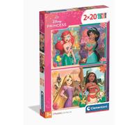 Clementoni - Puzzle 2x20 Principessa - 40-99 Pezzi