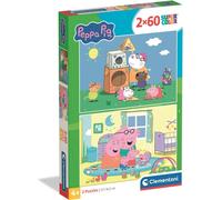Puzzle - Clementoni: Puzzle 2x60 Pz - Peppa Ping