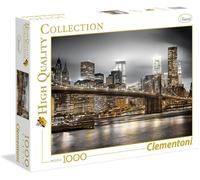 Clementoni Puzzle 39366 New York Skyline 1000 Pezzi NY Brooklyn Bridge Panorama