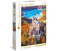 Clementoni Puzzle 39382 Schwanstein 1000 Parti Baviera Castello Tempo Libero