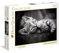 Clementoni Puzzle 39422 Gattini 1000 Pezzi Kate Gattino Bianco E Nero Puzzle