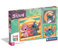 Clementoni - Puzzle 3x48 Punto - 40-99 Pezzi