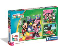 Puzzle - Clementoni: Puzzle 3x48 Pz - Mickey Mouse