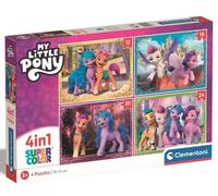 Clementoni - Puzzle 4v1 My Little Pony - 1-39 Pezzi