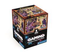 Clementoni - Puzzle 500 Pezzi Cube per Adulti e Ragazzi, Collection, Illustrazione Yu-Gi-Oh!, Poster Incluso, Idea Regalo Adulti, Made in Italy, Dimensioni 49x36 cm, 35602