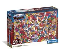 Clementoni | Puzzle Impossible Masters of The Universe Movie per adulti 14 anni+ | 500 pezzi | Poster Incluso | Dimensioni 70 x 50 cm | Scatola compatta | Attività senza schermo | Idea Regalo