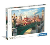 Clementoni - Puzzle 500 Pezzi per Adulti e Ragazzi, Collection, Tema Ponte di Westminster, Idea Regalo Uomo e Donna, Made in Italy, 49x36 cm, 35569
