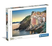 Clementoni - Puzzle 500 Pezzi per Adulti e Ragazzi, Collection, Tema Riomaggiore, Idea Regalo Uomo e Donna, Made in Italy, 49x36 cm, 35570