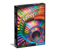 Clementoni - Puzzle 500 Pezzi per Adulti e Ragazzi, Colorboom Collection, Tema Stairs, Idea Regalo Uomo e Donna, Made in Italy, 49x36 cm, 35132
