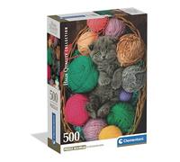 Clementoni: Collezione Alta Qualità: Puzzle Gattino Morbido - 500 pezzi