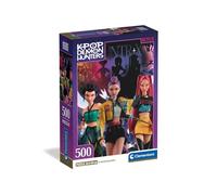 Clementoni Puzzle 500 Pezzi per Adulti e Ragazzi, Illustrazione con Tema K-pop Demon Hunters, Idea Regalo, Made in Italy, 36x49 cm, Poster Incluso, 35626
